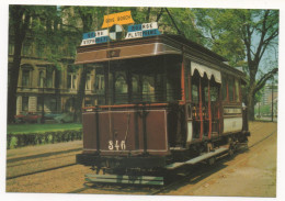 BRUXELLES  -  LA  "CALIFOMA "  VOITURE  MIXTE  346 - Strassenbahnen