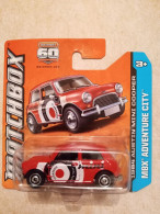 1964 AUSTIN MINI COOPER ROUGE NINETEEN SIXTY FOUR MATCHBOX - Matchbox (Mattel)