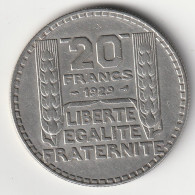 20 Francs Turin Argent 1929 - Silver - - 20 Francs