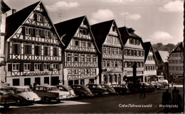 H0891 - Calw Markt Fachwerk Fachwerkhaus Auto Car Oldtimer Opel VW - Sonstige & Ohne Zuordnung