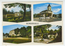 {91362} 93 Seine Saint Denis Romainville , Multivues ; Divers Aspects De La Ville ; Citroën 2cv Ami6 DS , Panhard - Romainville