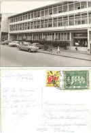 Belgian Congo Belge Residence Equateur In StanleyVille B/w PPC 5aug1959 To Italy With Royal Dinasty F5 + Flower F1 - Storia Postale