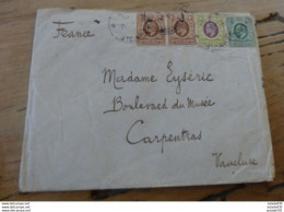 Cover From EAST AFRICA AND UGANDA To FRANCE 1912 With Letter  ...... PHI ..... CL-1-7 - Protectoraten Van Oost-Afrika En Van Oeganda