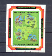 ZAMBIA - MNH - MAP OF ZAMBIA - MI.NO.BL2 - CV = 17 € - Zambia (1965-...)