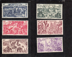 Guyane ,année 1946 Lot De 6 Valeurs N° 29** à 34** ( Très Beaux) - Neufs