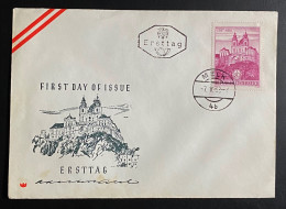 Österreich 1963 Bauten Mi. 1128 FDC Schmuckkuvert Gestempelt/o MELK - Brieven En Documenten