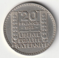 20 Francs Turin Argent 1933 - Silver - - 20 Francs