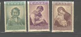 GREECE 1945 SEMI POSTAL #RAB1 - RAB3  MNH - Steuermarken