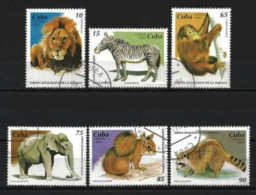 Cuba 1995 Animaux Sauvages (20) Yvert N° 3498 à 3503 Oblitéré Used - Usati