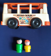 Mini Van Fisher Price 1985 - Oud Speelgoed