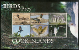 Cook Islands 2018 Birds Of Prey Eagle Wildlife Sheetlet MNH # 9193 - Aigles & Rapaces Diurnes