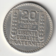 20 Francs Turin Argent 1937 - Silver - - 20 Francs