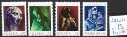 POLOGNE 2244 à 47 ** Côte 2.20 € - Unused Stamps