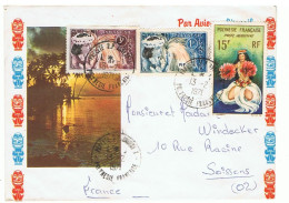 SUR ENVELOPPE DE 1971,TIMBRES DE POLYNESIE FRANCAISE- - Covers & Documents