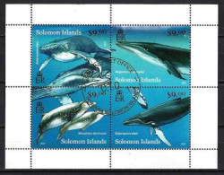 Salomon 2012 Animaux Baleines (210) Yvert N° 1331 à 1334 Oblitérés Used - Solomon Islands (1978-...)