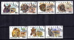 Tanzanie 1994 Animaux Sauvages (21) Yvert N° 1442 à 1448 Oblitéré Used - Tanzania (1964-...)