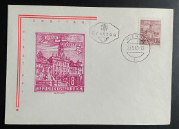 Österreich 1965 Bauten Mi. 1194 FDC Schmuckkuvert Gestempelt/o WIEN - Lettres & Documents