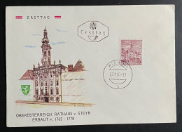 Österreich 1965 Bauten Mi. 1194 FDC Schmuckkuvert Gestempelt/o WIEN - Lettres & Documents