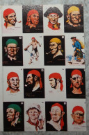 Petit Calendrier Poche 1987 Illustration Pirates " à La Palette Bretonne " Saint Malo Ille Et Vilaine - Formato Piccolo : 1981-90