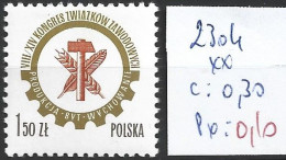 POLOGNE 2304 ** Côte 0.30 € - Unused Stamps