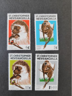 St. Christopher Nevis Anguilla 1978 Monkey - Scimmie