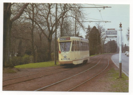 BRUXELLES-LIGNE TOURISTIQUE - MOTRICE  9066  DE LA  STIB- 1960 - Strassenbahnen