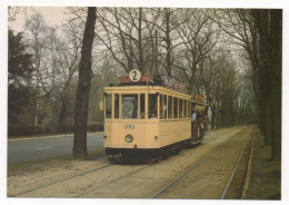 BRUXELLES-LIGNE TOURISTIQUE - MOTRICE  1763 ET " BALADEUSE" 29 DES TRAMWAYS BRUXELLOIS - 1931 - Strassenbahnen