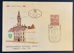 Österreich 1965 Bauten Mi. 1194 FDC Schmuckkuvert Sonderstempel Michael Blümelhubers Gestempelt/o STEYR - Storia Postale