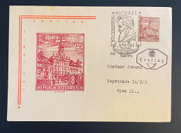 Österreich 1965 Bauten Mi. 1194 FDC Schmuckkuvert Sonderstempel Michael Blümelhubers Gestempelt/o STEYR - Lettres & Documents