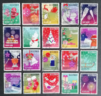 Nederland/Netherlands - Nrs. 3236 T/m 3255 - Serie Kerstzegels 2014 (gestempeld/used) - Oblitérés