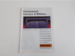 Pneu Continental - Publicité De Presse Automobile - Otros & Sin Clasificación