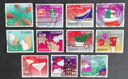 Nederland/Netherlands - Nrs. 3474 T/m 3484 - Serie Kerstzegels 2016 (gestempeld/used) - Used Stamps