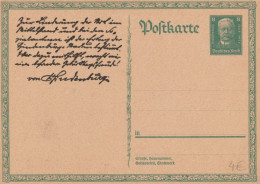 WEIMAR - 1927 - LIVRAISON GRATUITE MONDE ENTIER A PARTIR De 5 EUR - CP ENTIER POSTAL 80 ANS HINDENBURG - Cartes Postales