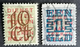 Nederland/Netherlands - Nrs. 132 + 133 - Opruimingsuitgifte 1923 (gestempeld/used) - Gebruikt