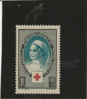 CROIX-ROUGE 75 ANNIVERSAIRE  - N° 422 NEUF SANS CHARNIERE - ANNEE 1938 - COTE : 17 € - Unused Stamps