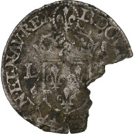 France, Quinzain, 1641, Paris, Billon, TB, Gadoury:22 - 1610-1643 Luigi XIII Il Giusto