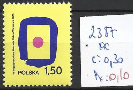 POLOGNE 2387 ** Côte 0.30 € - Neufs