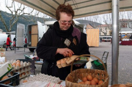 La Grand Combe - CPM - Marché Métier Aviculteur Nommé - 5962 Et 63 (2CP) - La Grand-Combe