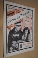 Affiche Originale De Cinéma Métro-Goldwyn Mayer, Coeur De Tzigane,27 Cm. Sur 21 Cm. - Afiches