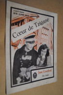 Affiche Originale De Cinéma Métro-Goldwyn Mayer, Coeur De Tzigane,27 Cm. Sur 21 Cm. - Affiches