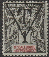 Nouvelle Calédonie 1894-1900 Taxe N° 1 * Faux De Fournier (H5) - Portomarken
