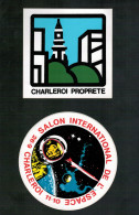 Lot De 2  Autocollants - Publicités - Charleroi Propreté - + Salon De L'Espace à Charleroi - Pegatinas