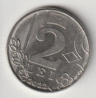 MOLDOVA 2022: 2 Lei, KM 154 - Moldova