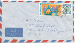 Thailand Air Mail Cover Sent To USA Bangkok - Thailand