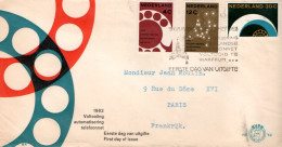 PAYS BAS LETTRE FDC POUR LA FRANCE 1962 - Briefe U. Dokumente