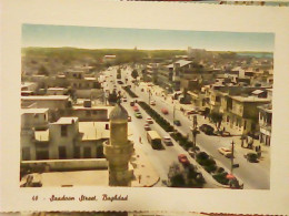 AL RASHID STREET BAGHDAD ( IRAQ IRAK ) ANIMEES VIEILLES AUTOS CAR AUTOBUS  N1960 JU5202 - Irak