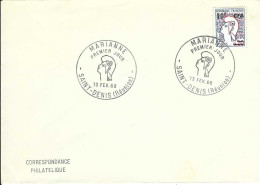 Envellope FRANCE COLONIES REUNION 1e Jour N° 349A Y & T - Storia Postale