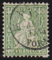 Suisse   .  Yvert  .    39  (2 Scans)  .       O        .    Oblitéré - Used Stamps