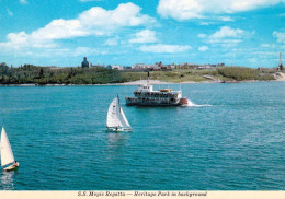 1 AK Canada / Alberta * Calgary - S.S. Moyie Regatta - Heritage Park In Background * - Calgary