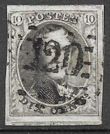 OBP6A Met 4 Randen En Gebuur, Met Puntstempel P120  (zie Scans) - 1851-1857 Médaillons (6/8)